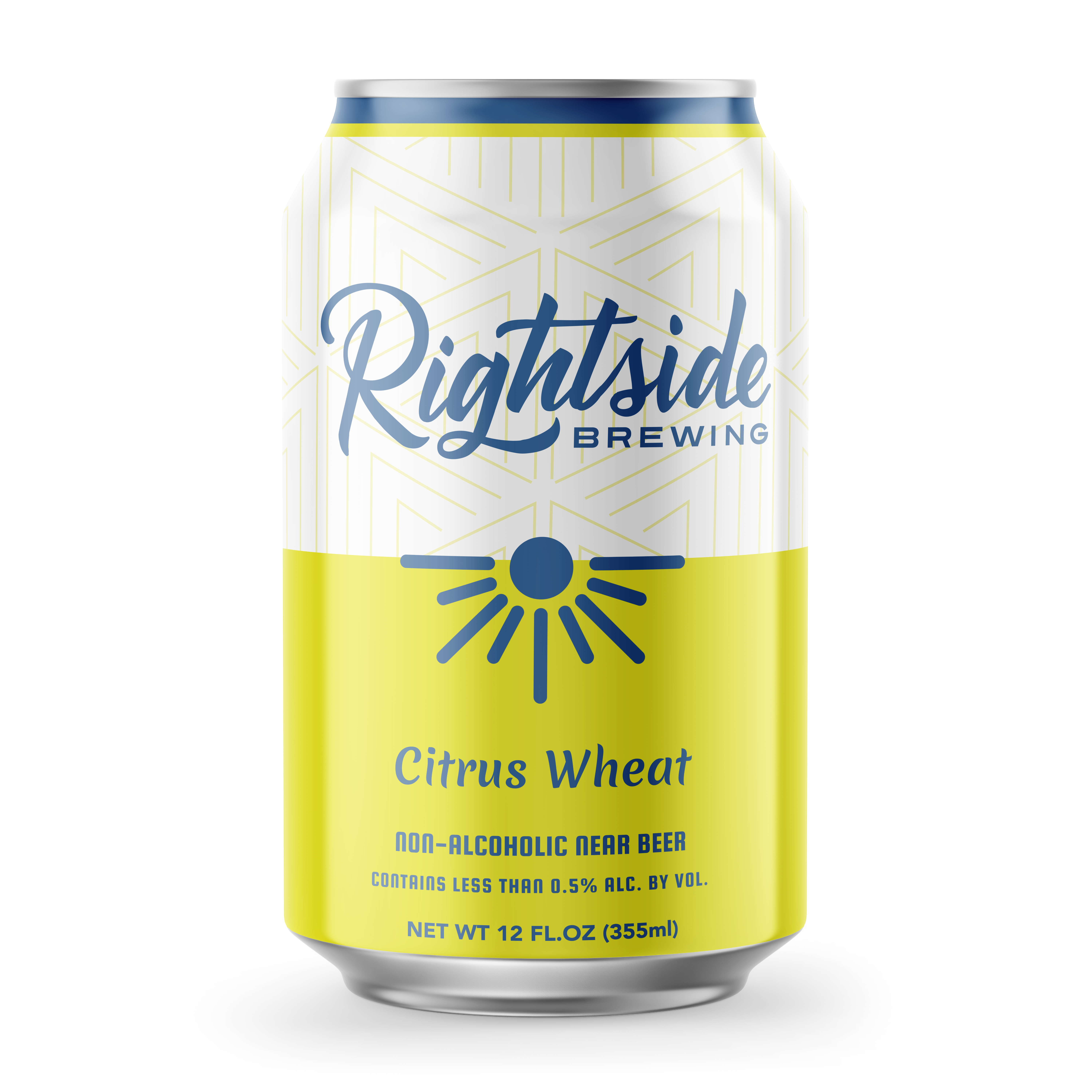 Rightside Citrus Wheat non alcoholic beer